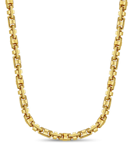 Anchor Mariner Solid White/Yellow/Rose Gold Handmade Necklace , 14mm, 16-30 Inch