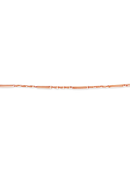 Cylinder Tube Solid White/Yellow/Rose Gold Handmade Necklace , 4mm, 16-30 Inch