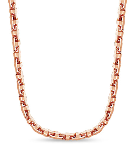 Anchor Mariner Solid White/Yellow/Rose Gold Handmade Necklace , 12mm, 16-30 Inch