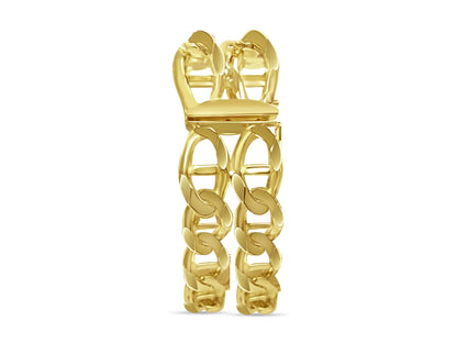 ID Mariner Solid White/Yellow/Rose Gold Handmade Bracelet , 28mm, 6.5-10 Inch