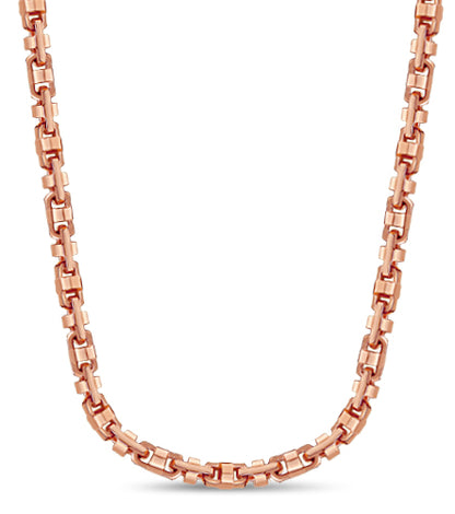 Anchor Mariner Solid White/Yellow/Rose Gold Handmade Necklace , 14mm, 16-30 Inch