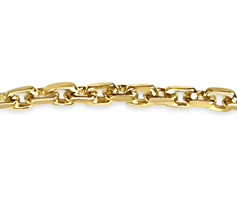 Fancy Rolo Solid White/Yellow/Rose Gold Handmade Bracelet , 7mm, 6.5-10 Inch