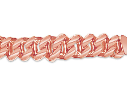 Mariner Solid White/Yellow/Rose Gold Handmade Bracelet , 9mm, 6.5-10 Inch