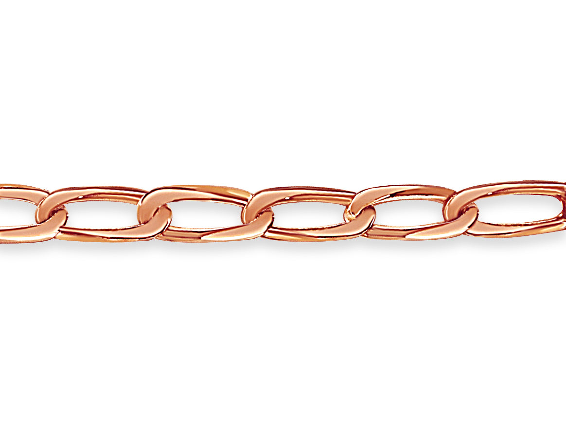 Flat Solid White/Yellow/Rose Gold Handmade Bracelet , 9mm, 6.5-10 Inch