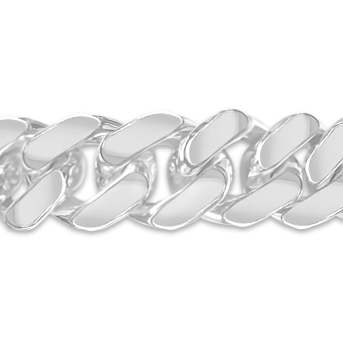 Miami Cuban Solid White/Yellow/Rose Gold Handmade Bracelet , 12mm, 6.5-10 Inch