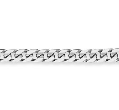 Miami Cuban Solid White/Yellow/Rose Gold Handmade Bracelet , 7mm, 6.5-10 Inch