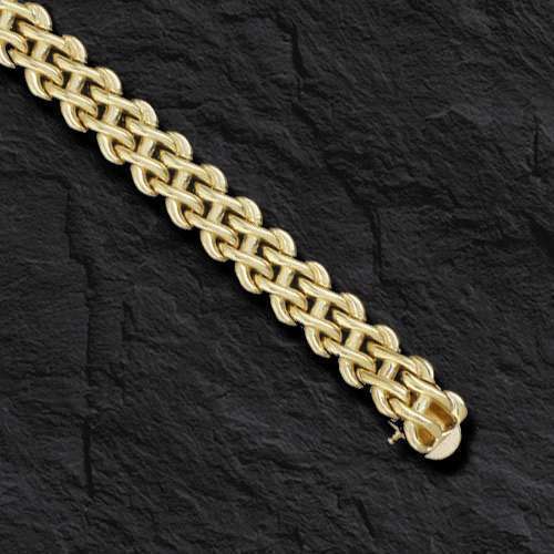 Infinity Solid White/Yellow/Rose Gold Handmade Necklace , 12mm, 16-30 Inch